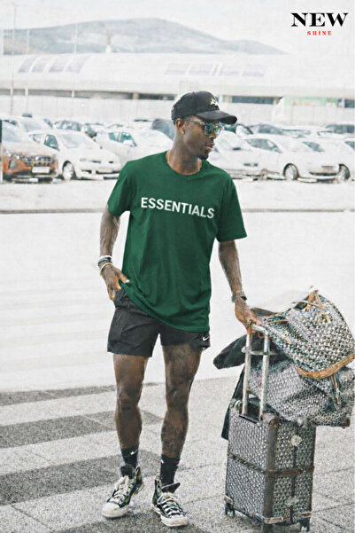 New Shine تي شيرت مطبوع للجنسين من إيسنشيالز