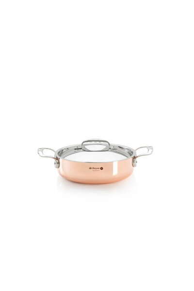 De Buyer Prima Matera Saucepot copper/steel low 24cm induction