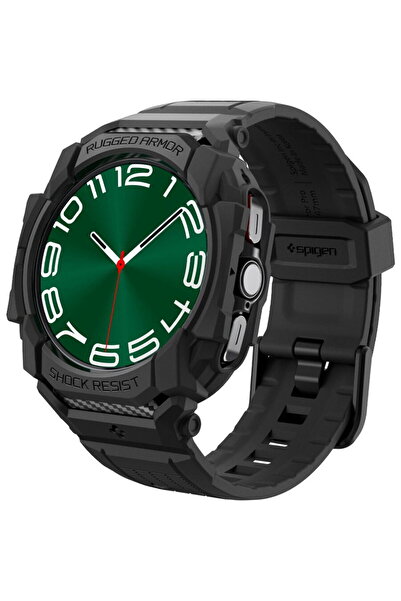 Spigen Husa pentru Samsung Galaxy Watch Ultra 47mm - Rugged Armor Pro - Black