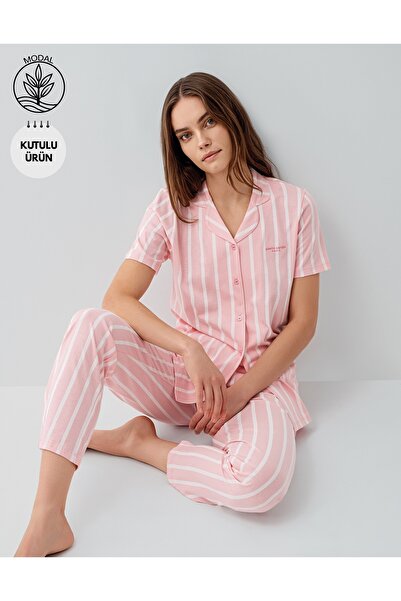 Pierre Cardin Комплект пижама с риза - M91.53