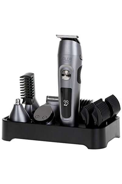 adler Grooming 6 in 1 set - LED - USB-C 90 min Gri