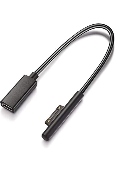 The Bros كابل شحن Surface إلى USB-C (منفذ USB-C أنثى، 20 سم)، متوافق مع Micro...