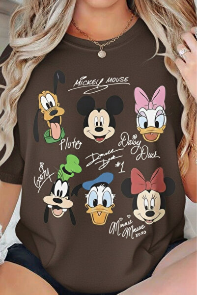 New Shine MICKEY ȘI GOOFY IMPRIMAT UNISEX tricou