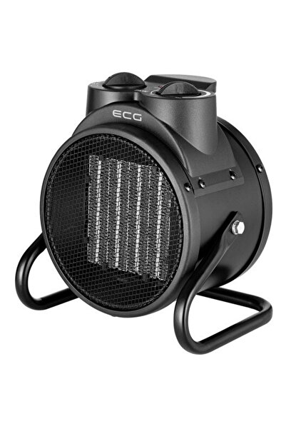ECG Fan heater HH 2010, 2000 W, 2 speeds, PTC ceramic heating element Black
