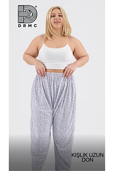 Tusebu ملابس شتوية طويلة للنساء – خصر مطاطي، قطن ممشط مرن، مقاس كبير منقوش