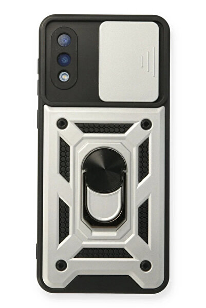 BSN STİL حافظة BSNSHOP لهاتف سامسونج جالاكسي A02 من السيليكون مع حلقة عدسة با...