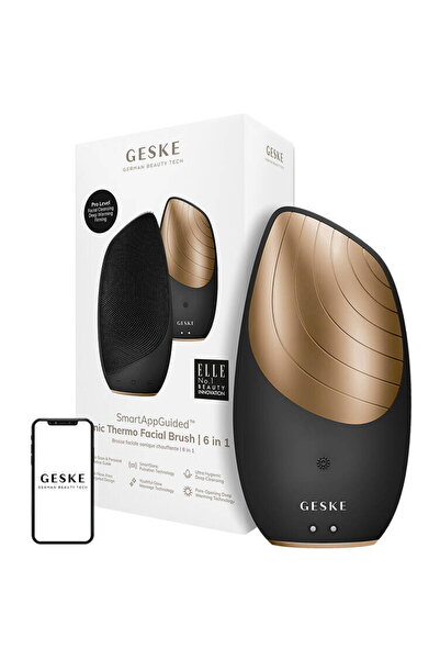 Geske Perie sonicДѓ termicДѓ de curДѓИ›are facialДѓ 6 Г®n 1 cu aplicaИ›ie (Gri)