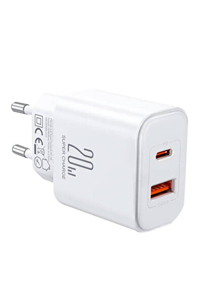 Joyroom JR-TCF05 Flash, 20W, USB-C/USB-A Alb