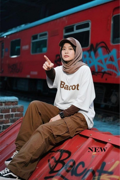 New Shine تي شيرت مطبوع للجنسين من باكوت