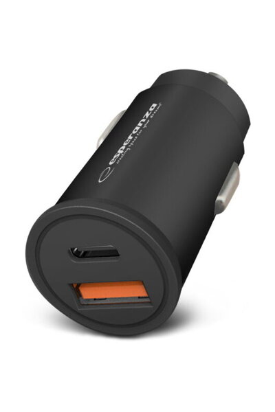 ESPERANZA EZC111K USB-C PD USB-A QC3.0 20W Negru