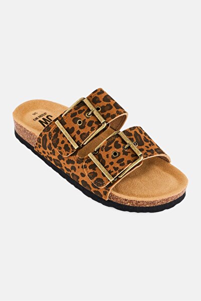 JASON WU Women Animal Print Adjustable Buckle Sandals, Multicolor