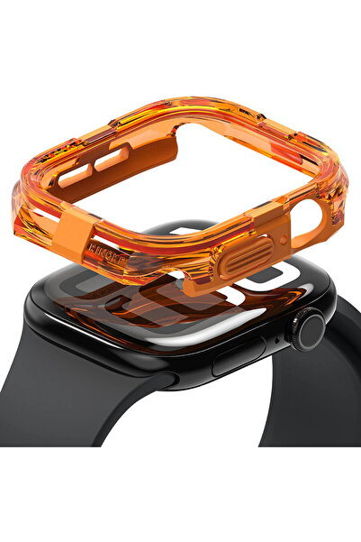 Ringke Case for Apple Watch 10 42mm - Fusion Bumper - Neon Orange