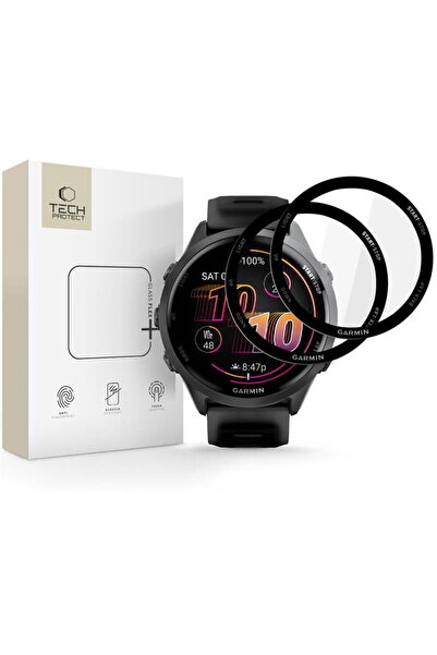 Tech-Protect Ceasuri Garmin Forerunner 970 / 570 (47 mm), Negru, pachet de 2,...