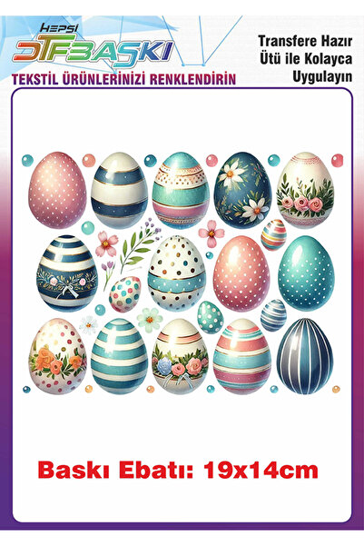 F17 Ajans Imprimare textilă pe tricouri cu tematică de Paște, care se lipește...