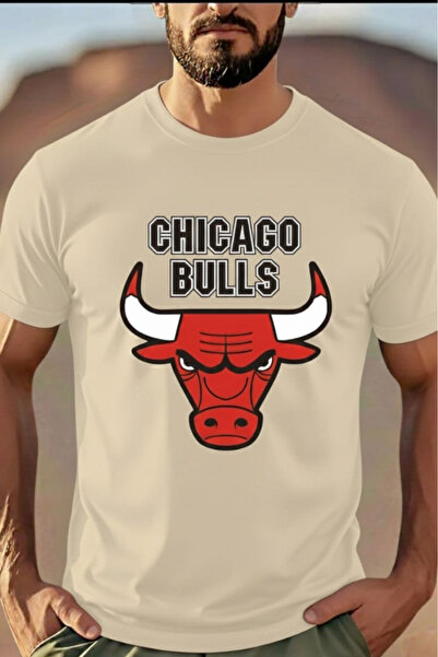New Shine CHICAGO BULLS IMPRIMAT UNISEX tricou
