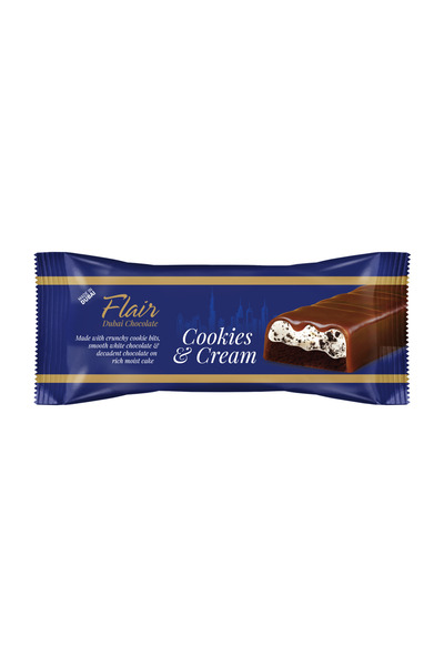 Flair Cake Bar Cookies & Cream 24gm (Box of 3)