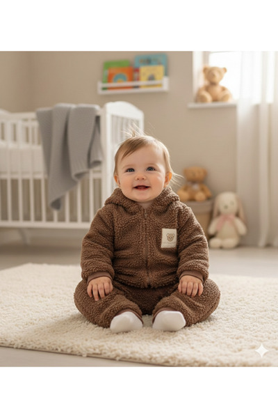 BYMURAT BABY Bebek Tulum / uyku tulumu / ayıcıklı tulum / ayıcıklı mont