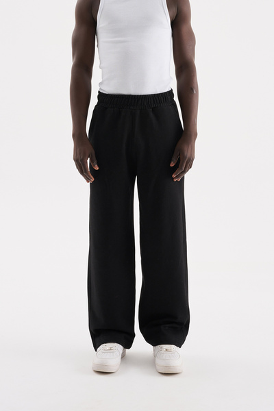 Machinist Men's Diegonal Oversized Baggy Sweatpants Black