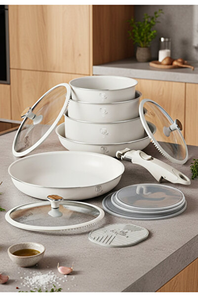 Berlinger Haus Sahara Nordic Collection 13-piece titanium surface cookware set