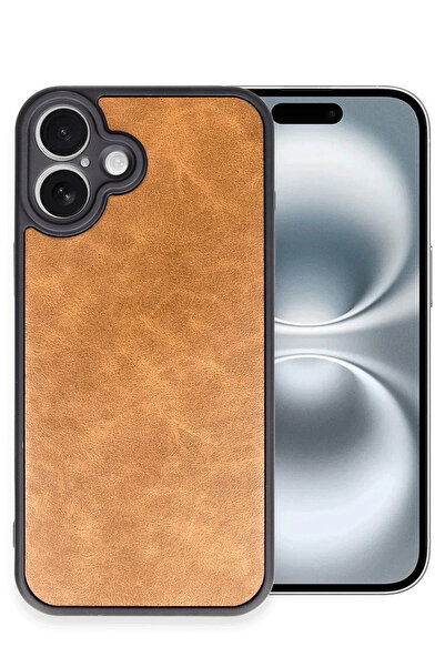 BSN STİL Bsnshop 16 Plus Case Aras Leather Cover - Tan 1058986