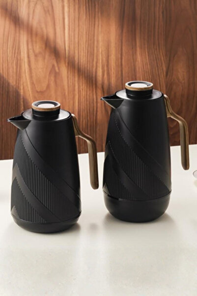 Generic A stylish and modern 1-liter tea and coffee thermos set