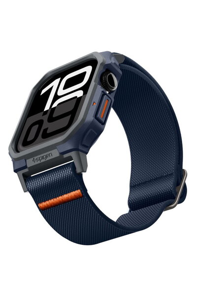 Spigen Case for Apple Watch 10 46mm + Strap - Lite Fit "Pro" - Navy Blue
