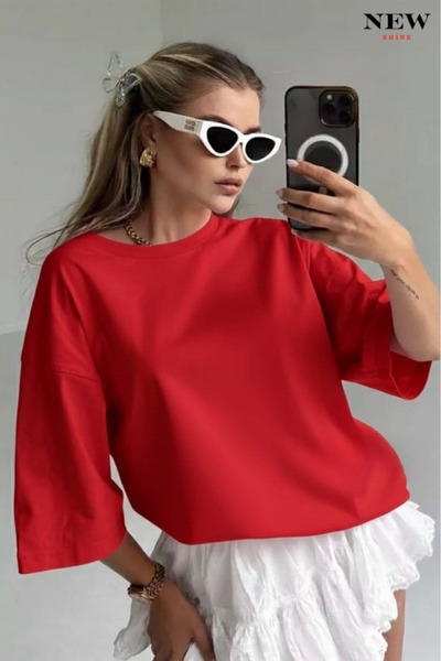 New Shine تي شيرت عادي للجنسين