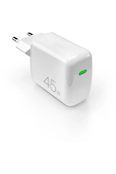 Puro Elektrik Încărcător de perete Super Mini 45W PD GaN USB-C - Alb