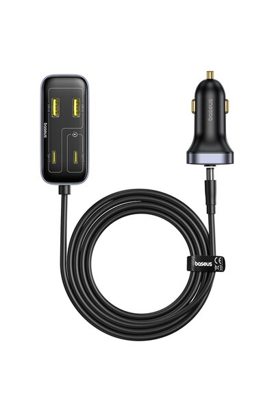 Baseus C00081100121-00 Cablu extensie 3xUSB-C + 3x USB-A PD 3.0 QC 3.0 1.5m B...