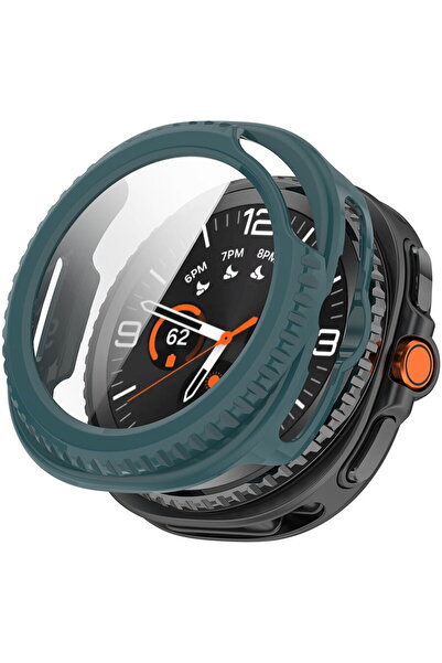 Techsuit Samsung Galaxy Watch8 Classic Case + Foil - Defense360 Pro - Deep Teal