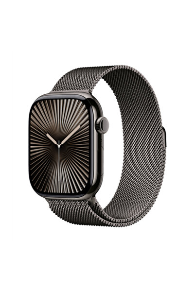 Apple Watch Series 10 GPS + Cellular 46 mm Slate Titanium Case with Slate Mil...
