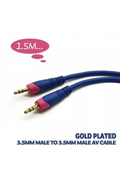 OEM Καλώδιο υποδοχής 3,5 mm έως 3,5 mm 1,5 m αγωγός από επικασσιτερωμένο χαλκό