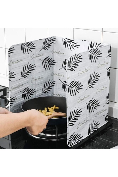 Avex Protectie din aluminiu anti-stropire pentru gatitul pe aragaz, lavabila,...