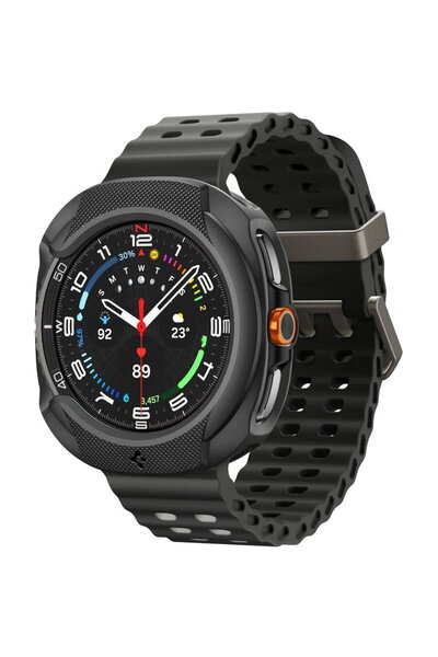 Spigen Θήκη για Samsung Galaxy Watch8 Classic - Liquid Air - Ματ Μαύρη