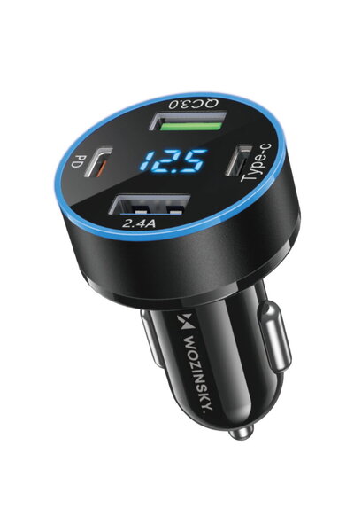 WOZINSKY 5907769308499 WDCCB 2x USB-A + 2x USB-C 50W Negru