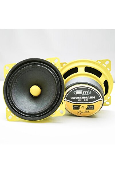 Boschmann XM-10 Acoustic Oto Midrange 10cm 600 Watt 2 Adet
