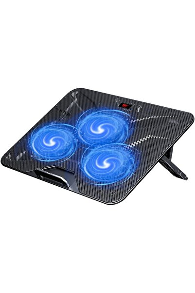Havit Cooler reglabil pentru laptop F2067, max. 18,3 inci, 3 ventilatoare de ...