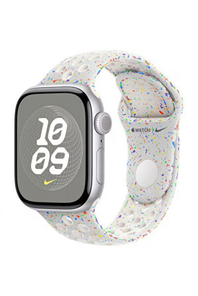 Apple SmartWatch Strap MYL43ZM/A, 46mm, Sport Pure Platinum Nike/S-M