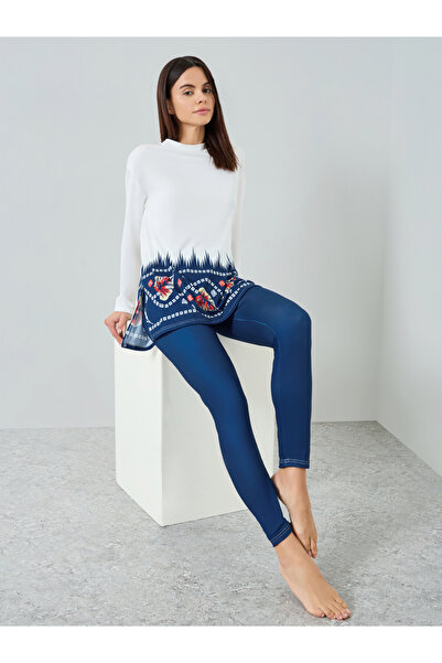 Take Two By Styli Women Long Sleeve Split Hem Top and Pyjama Set