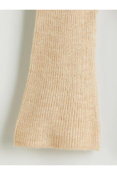 LC Waikiki Brown Elastic Waist Spanish Leggings Girls' Knitwear Tights