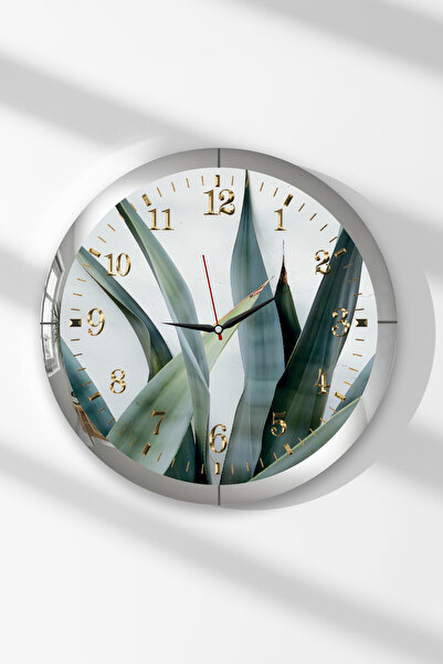 Zevahir Mobilya Dekorasyon Ceas de perete rotund din MDF cu tematică Pulse of...