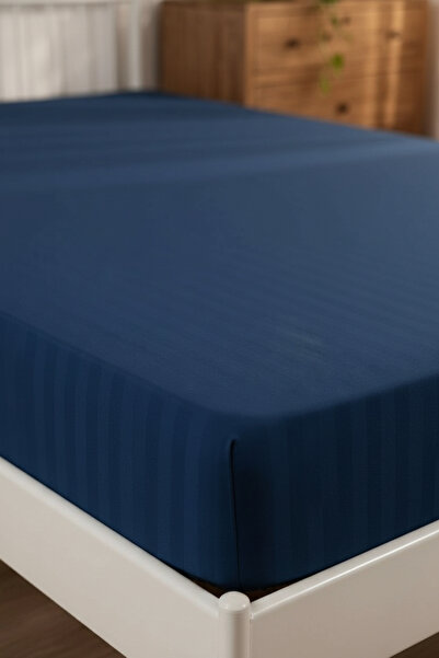 serelya Single Premium Combed Cotton Fitted Sheet - 100% Cotton - 100 X 200 cm