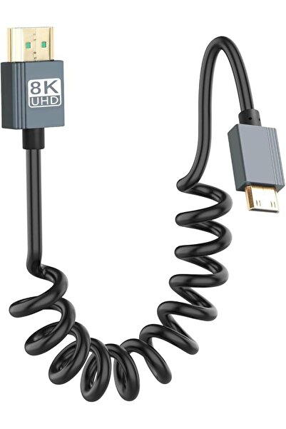 The Bros كابل HDMI صغير إلى HDMI بدقة 8K، كابل HDMI فائق السرعة عالي الدقة إل...