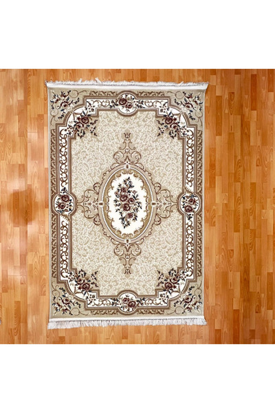 MEVLANA BAZAAR Klasik Saray Desenli Madalyonlu 160 X 230 Yün Halı