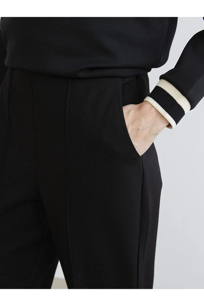 LC Waikiki Women's Cigarette Pants with Elastic Waist