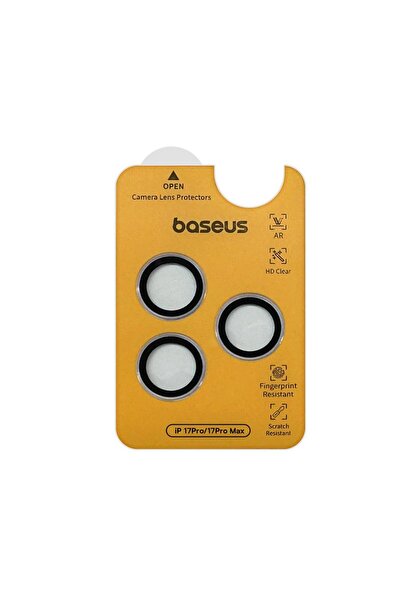 Baseus Impact Anti-Reflective HD Lens Koruyucu iPhone 17 Pro / 17 Pro Max