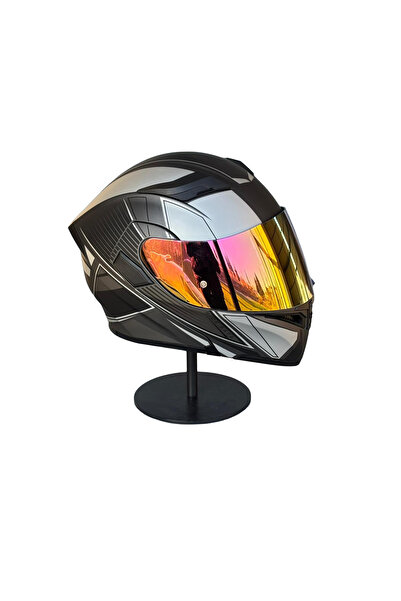 scharf 902 Çene Açılır Motosiklet Kaskı – Güneş Gözlüklü (RosePink Vizörlü) M...