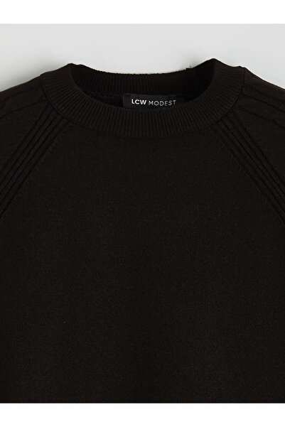 LC Waikiki Crew Neck Self Patterned Women's Knitwear Sweater