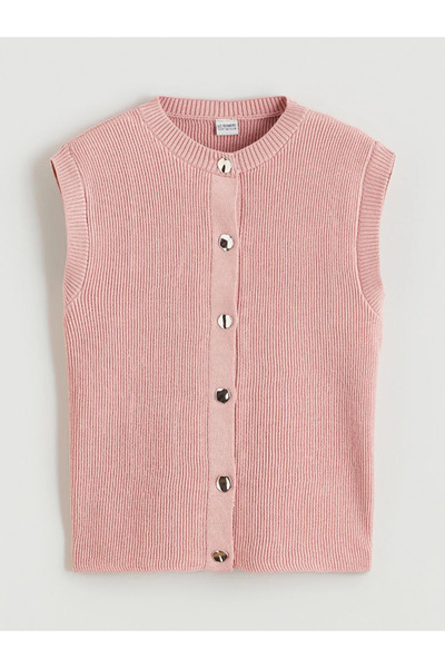 LC Waikiki Crew Neck Girl's Knitwear Vest