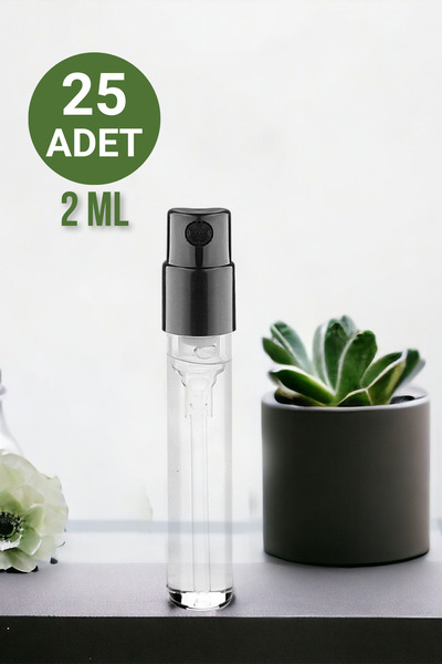 la mia verita Boş Parfüm Şişesi Cam Şişe Sprey Set 2 ml (25 Adet)